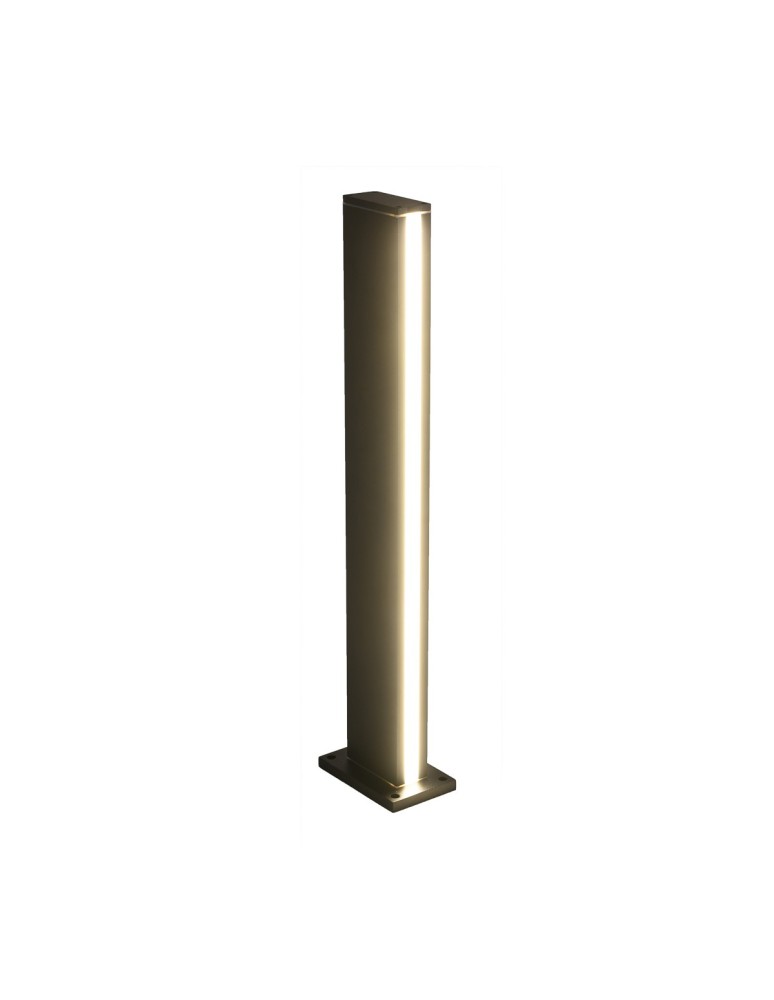 Standing garden lamps - Italux Grado 4K Outdoor Standing Black Sandblasted IP54 1xLED 12W 4000K OFL-7281-4K - product kolory-swiatla.pl 1