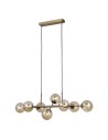 Italux Erimida Pendant Hanging Honey Brass 8xG9 5W PND-2244-8A-HBR