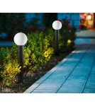 Standing garden lamps - Italux Feltre Outdoor Standing Black Sandblasted IP54 1xE27 20W OFL-8081-BL - product 2