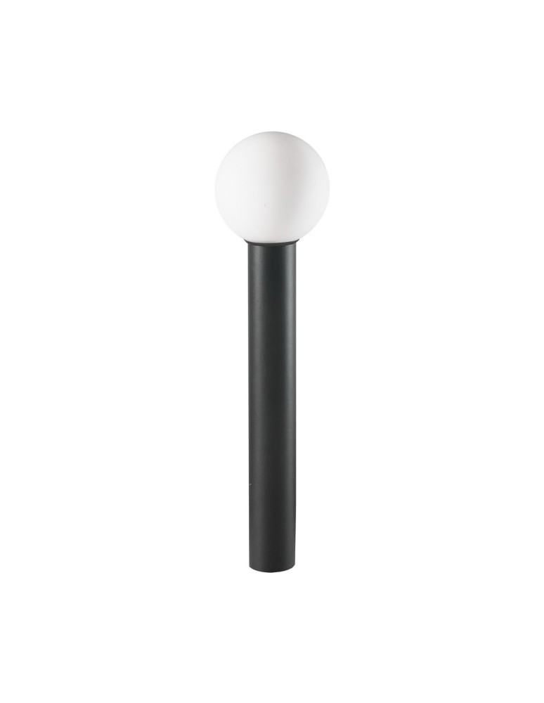Standing garden lamps - Italux Feltre Outdoor Standing Black Sandblasted IP54 1xE27 20W OFL-8081-BL - product kolory-swiatla.pl 1