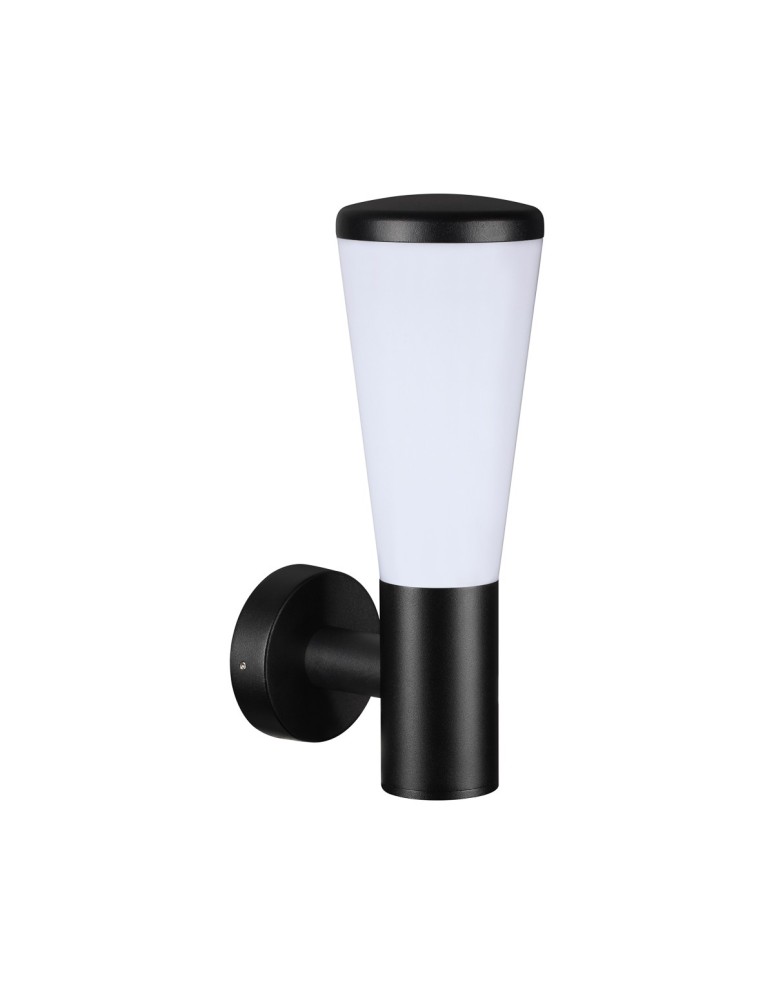 Outdoor wall lamps - Italux Paralel Outdoor Wall Mounted Black Sandblasted IP54 1xE27 20W OWL-2613 - product kolory-swiatla.pl 1
