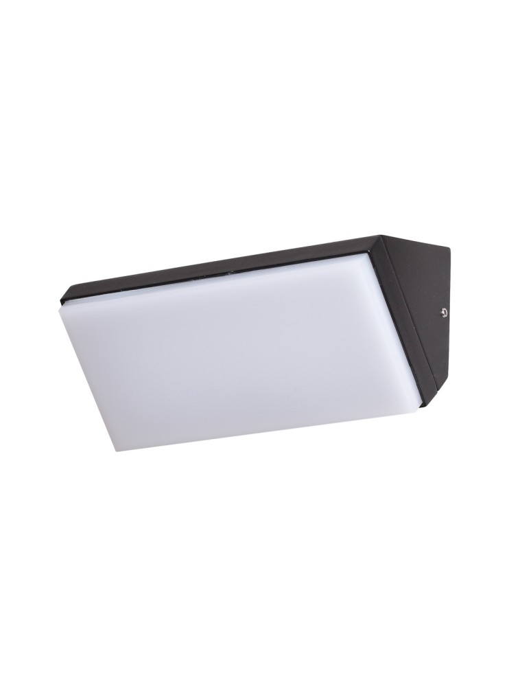 Outdoor wall lamps - Italux Nave 3K Outdoor Wall Mounted Black Sandblasted IP65 1xLED 10W 3000K OWL-7032-3K - product kolory-swiatla.pl 1