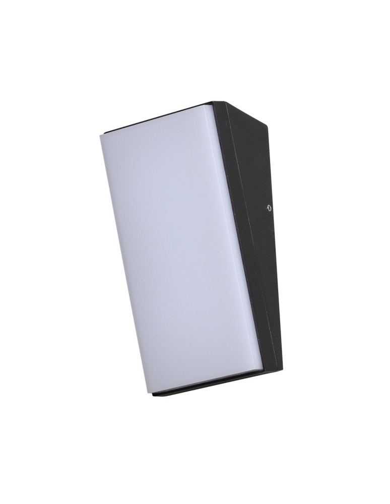 Outdoor wall lamps - Italux Fama 3K Outdoor Wall Mounted Black Sandblasted IP65 1xLED 10W 3000K OWL-7061-3K - product kolory-swiatla.pl 1