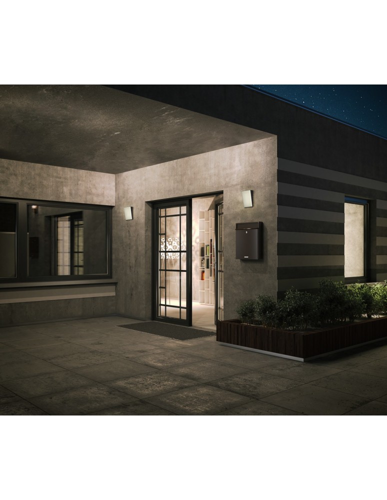 Outdoor wall lamps - Italux Fama 3K Outdoor Wall Mounted Black Sandblasted IP65 1xLED 10W 3000K OWL-7061-3K - product kolory-swiatla.pl 2