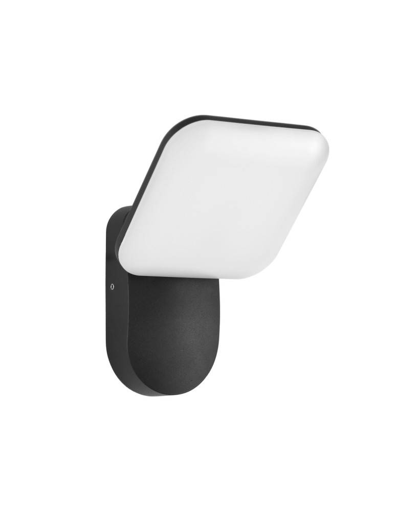 Outdoor wall lamps - Italux Nammi 4K Outdoor Wall Mounted Black Sandblasted IP54 1xLED 12W 4000K OWL-6206-4K - product kolory-swiatla.pl 1