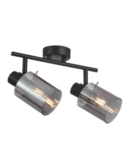 Italux Sardo Spotlight/Spot Black, Smoked 2xE14 40W SPL-5581-2-BK-SG