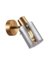 Italux Sardo Smoky brass wall lamp 1xE14 40W SPL-5581-1-BRO-SG