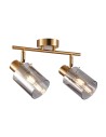 Italux Sardo Spotlight/Spot Brass, smoked 2xE14 40W SPL-5581-2-BRO-SG