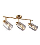 Spotlight ceiling lamps - Italux Sardo Spotlight/Spot Brass, Smoked 3xE14 40W SPL-5581-3-BRO-SG - product 1