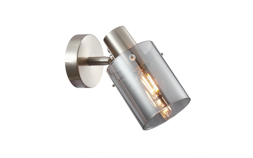 Italux Sardo Kinkiet Srebrny, dymiony 1xE14 40W SPL-5581-1-SC-SG