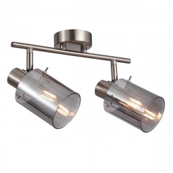Italux Sardo Reflektor/Spot Srebrny, dymiony 2xE14 40W SPL-5581-2-SC-SG