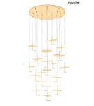 Designer pendant lamps - MOOSEE LEAFS DISC gold pendant lamp (MSE1501100168) - product 1