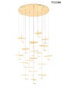MOOSEE LEAFS DISC gold pendant lamp (MSE1501100168)