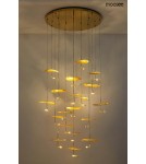 Designer pendant lamps - MOOSEE LEAFS DISC gold pendant lamp (MSE1501100168) - product 2