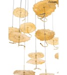 Designer pendant lamps - MOOSEE LEAFS DISC gold pendant lamp (MSE1501100168) - product 4