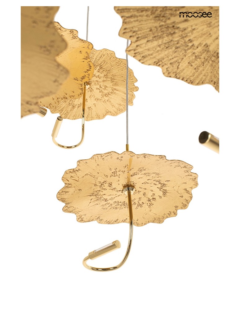 Designer pendant lamps - MOOSEE LEAFS DISC gold pendant lamp (MSE1501100168) - product kolory-swiatla.pl 5