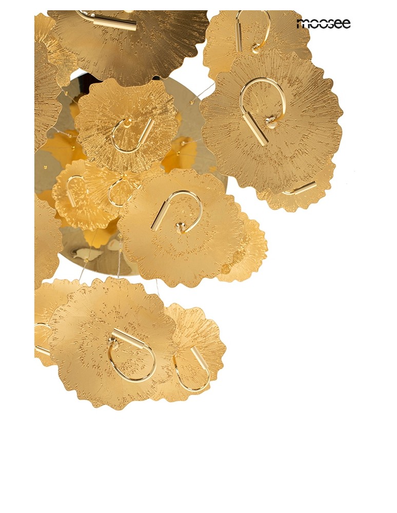 Designer pendant lamps - MOOSEE LEAFS DISC gold pendant lamp (MSE1501100168) - product kolory-swiatla.pl 6
