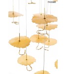Designer pendant lamps - MOOSEE LEAFS DISC gold pendant lamp (MSE1501100168) - product 8