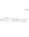 MOOSEE WAVE 380 chrome pendant lamp (MSE1501100200)