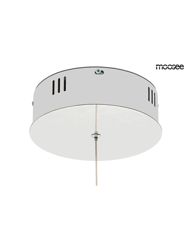 Glamour pendant lamps - MOOSEE WAVE 380 chrome pendant lamp (MSE1501100200) - product kolory-swiatla.pl 6
