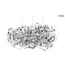 Designer pendant lamps - MOOSEE MONETE 60 chrome pendant lamp (MSE1501100175) - product 2