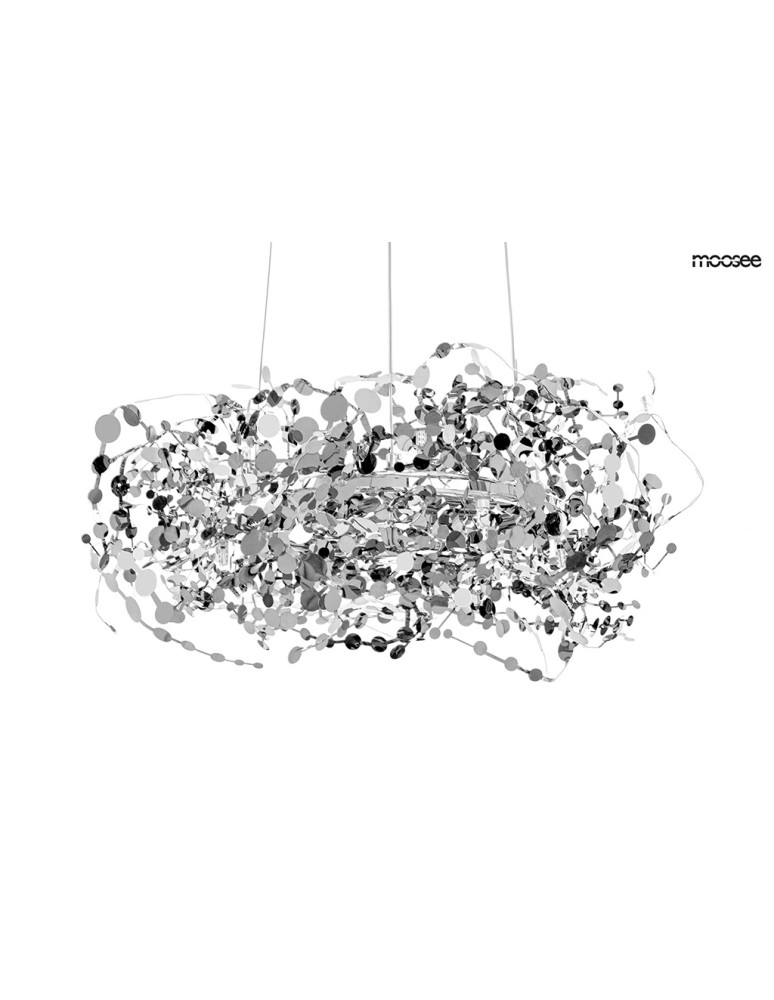 Designer pendant lamps - MOOSEE MONETE 60 chrome pendant lamp (MSE1501100175) - product kolory-swiatla.pl 2
