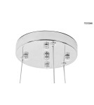 Designer pendant lamps - MOOSEE MONETE 60 chrome pendant lamp (MSE1501100175) - product 8