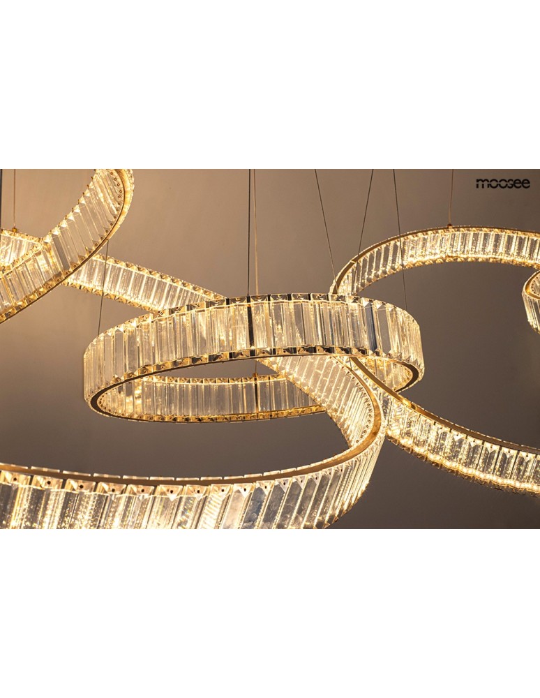 LED pendant lamps - MOOSEE LIBERTY LINE 8 gold pendant lamp (MSE1501100191) - product kolory-swiatla.pl 3