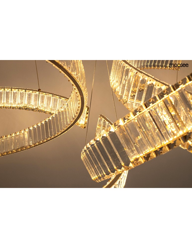 LED pendant lamps - MOOSEE LIBERTY LINE 8 gold pendant lamp (MSE1501100191) - product kolory-swiatla.pl 4