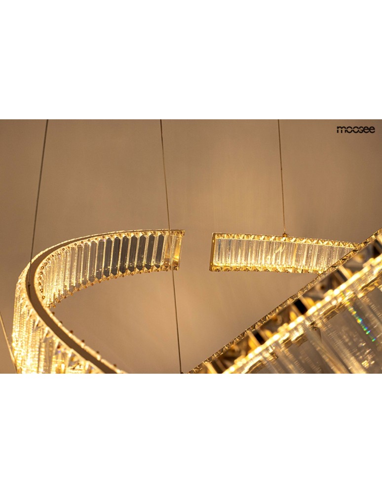 LED pendant lamps - MOOSEE LIBERTY LINE 8 gold pendant lamp (MSE1501100191) - product kolory-swiatla.pl 5