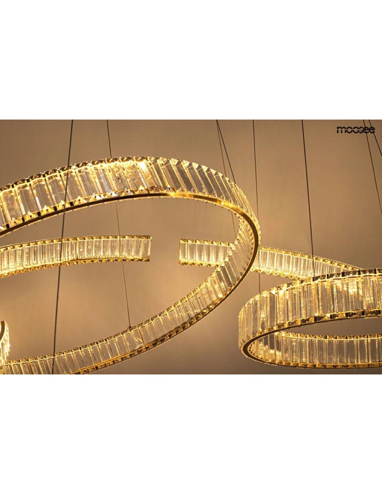 LED pendant lamps - MOOSEE LIBERTY LINE 8 gold pendant lamp (MSE1501100191) - product kolory-swiatla.pl 6