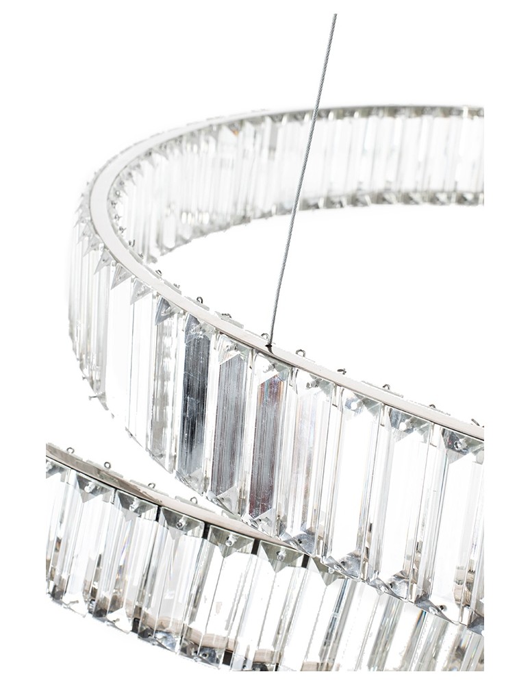 Glamour pendant lamps - MOOSEE WAVE 160A chrome pendant lamp (MSE1501100198) - product kolory-swiatla.pl 7