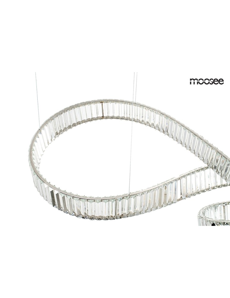 Glamour pendant lamps - MOOSEE WAVE 160B chrome pendant lamp (MSE1501100199) - product kolory-swiatla.pl 5