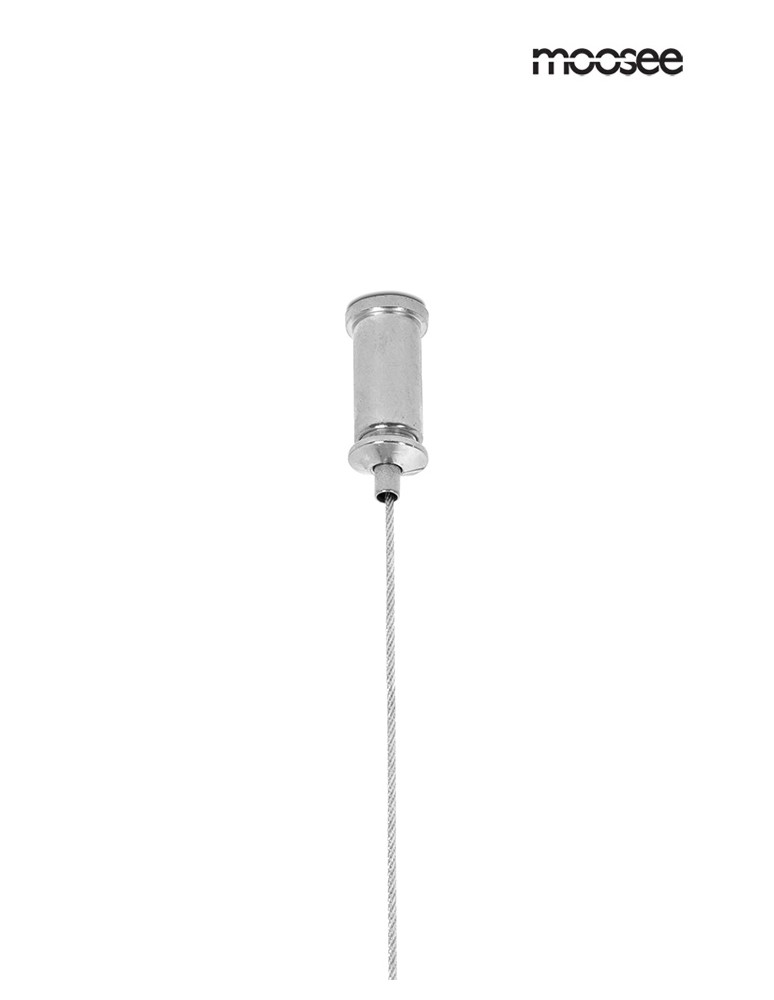 Glamour pendant lamps - MOOSEE WAVE 160B chrome pendant lamp (MSE1501100199) - product kolory-swiatla.pl 6