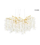 Glamour pendant lamps - MOOSEE RIVIERA 80 gold pendant lamp (MSE010100392) - product 1