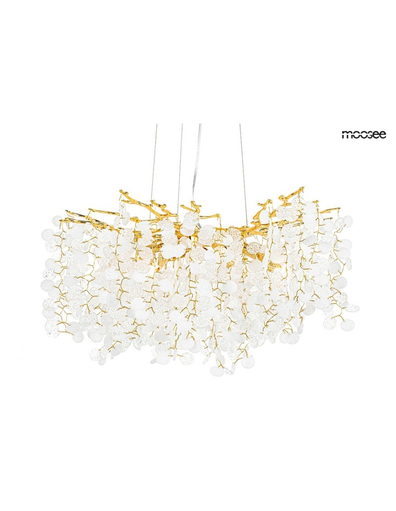 Glamour pendant lamps - MOOSEE RIVIERA 80 gold pendant lamp (MSE010100392) - product kolory-swiatla.pl 1