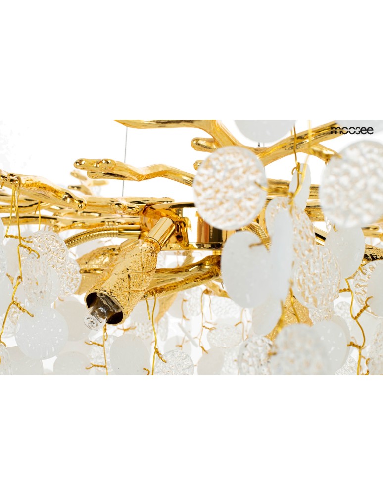 Glamour pendant lamps - MOOSEE RIVIERA 80 gold pendant lamp (MSE010100392) - product kolory-swiatla.pl 7
