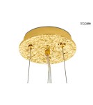 Glamour pendant lamps - MOOSEE RIVIERA 80 gold pendant lamp (MSE010100392) - product 8