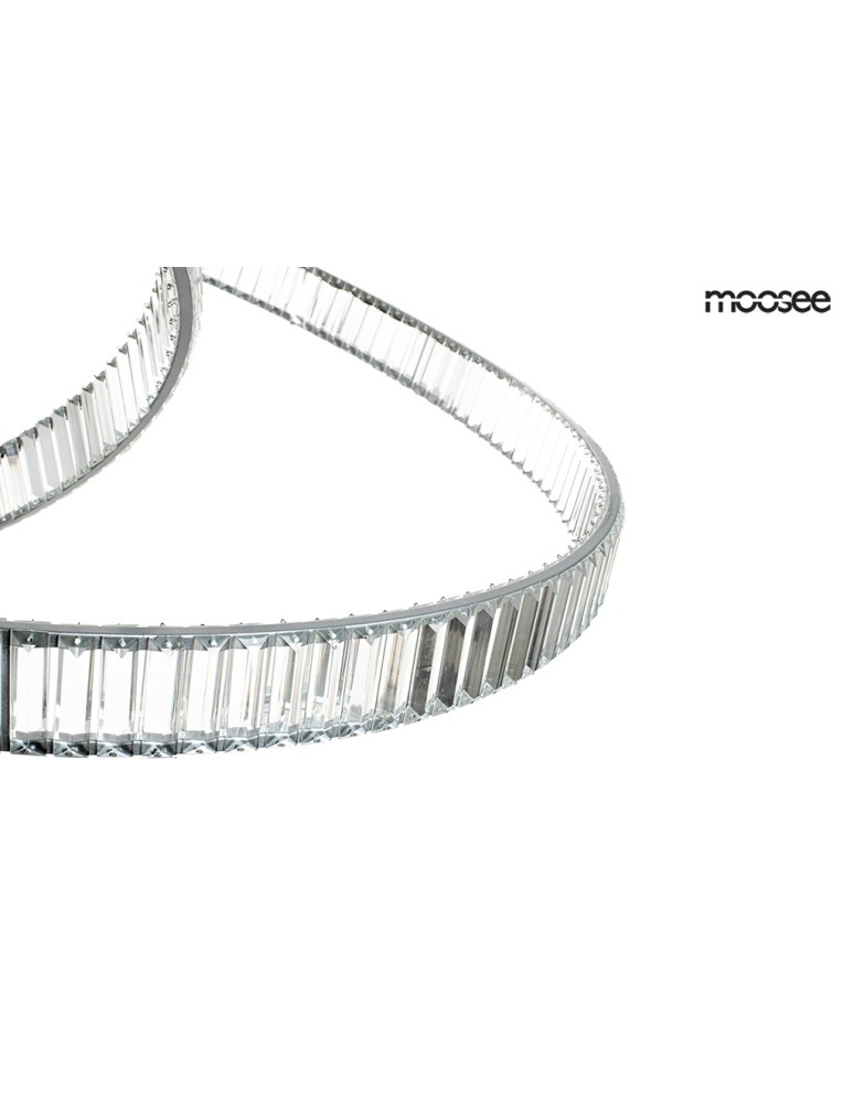 Glamour pendant lamps - MOOSEE WAVE 130 chrome pendant lamp (MSE1501100197) - product kolory-swiatla.pl 7