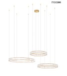 LED pendant lamps - MOOSEE LIBERTY 3A gold pendant lamp (MSE1501100189) - product 2