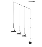 Wall lamps - MOOSEE FLAT 3 wall lamp black (MSE010100385) - product 1