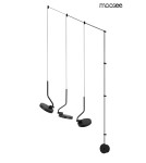 Wall lamps - MOOSEE FLAT 3 wall lamp black (MSE010100385) - product 2