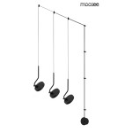 Wall lamps - MOOSEE FLAT 3 wall lamp black (MSE010100385) - product 4