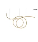 Pendant lamps over the island - MOOSEE WAVE 120 gold pendant lamp (MSE1501100188) - product 1