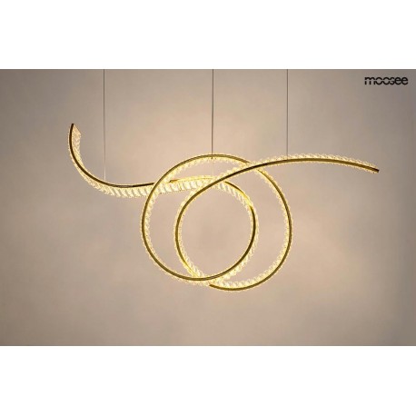 MOOSEE lampa wisząca WAVE 120 złota (MSE1501100188)