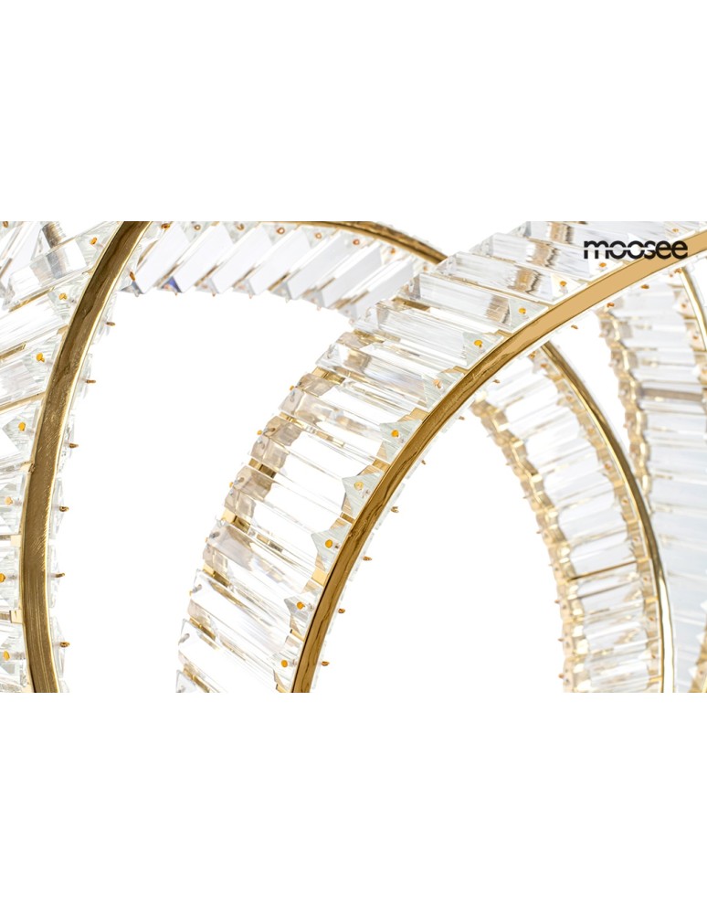 Pendant lamps over the island - MOOSEE WAVE 120 gold pendant lamp (MSE1501100188) - product kolory-swiatla.pl 8