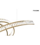 Pendant lamps over the island - MOOSEE WAVE 120 gold pendant lamp (MSE1501100188) - product 10