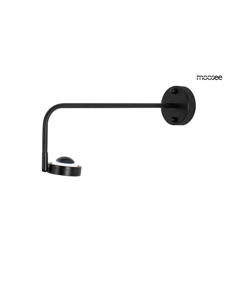 Wall lamps for bedrooms - MOOSEE wall lamp AXEL black (MSE1501100147) - product kolory-swiatla.pl 2