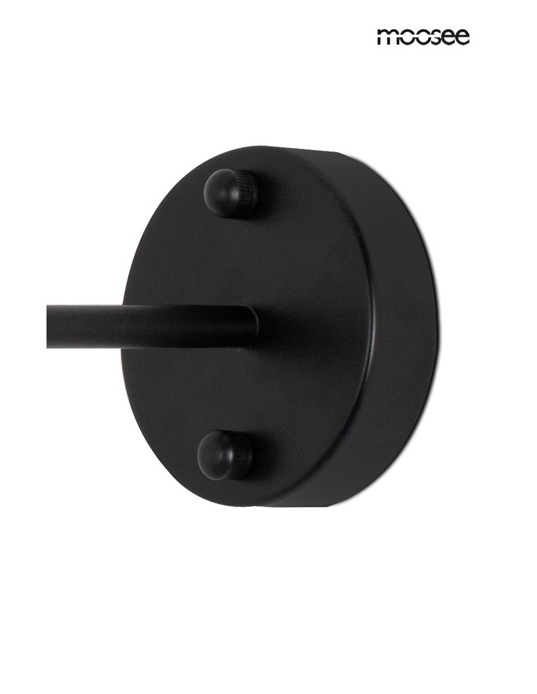 Wall lamps for bedrooms - MOOSEE wall lamp AXEL black (MSE1501100147) - product kolory-swiatla.pl 6