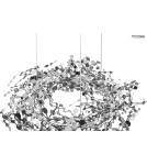 Designer pendant lamps - MOOSEE MONETE 80 chrome pendant lamp (MSE1501100177) - product 7